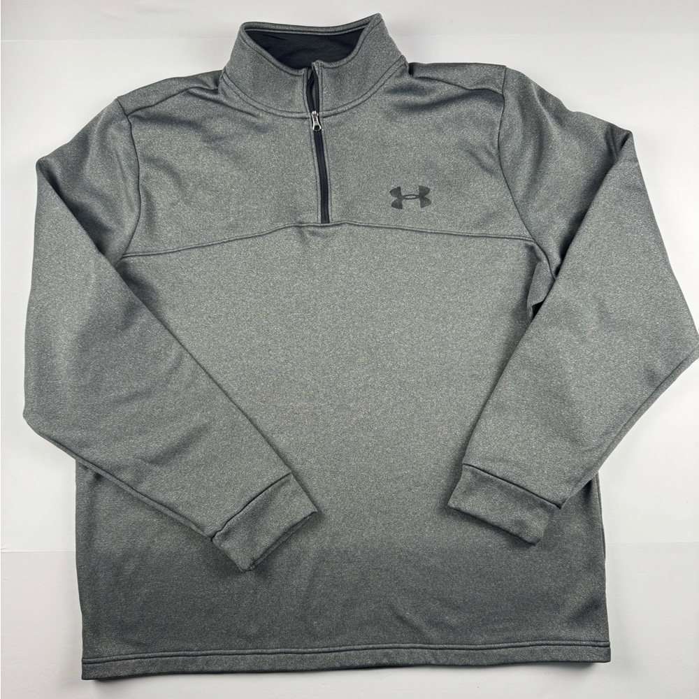 Under Armour Men's Performance Gray Quarter-Zip Jacket
